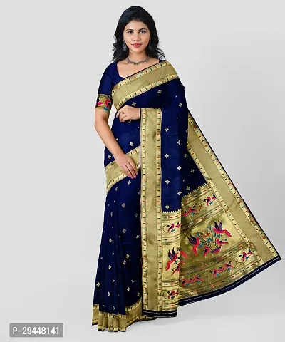 Classic Saree with Blouse piece for Women-thumb0