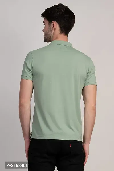 COLDPLAY Solid Men Polo Neck Pista T-Shirt-thumb3