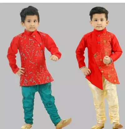 Pack 2 Stylish Ethnic Wear Kurta Sets For Boys