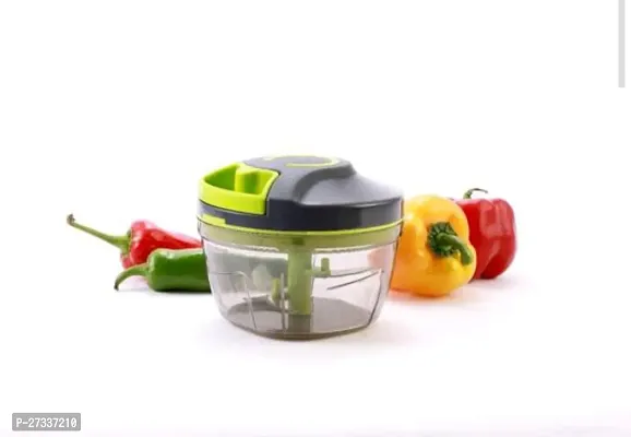 Useful Mini Handy And Compact Chopper With 3 Stainless Steel Blades-thumb0