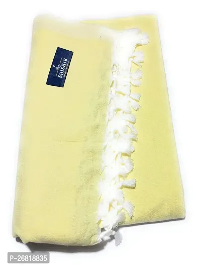 Comfortable Yellow Cotton Solid Dohar-thumb0