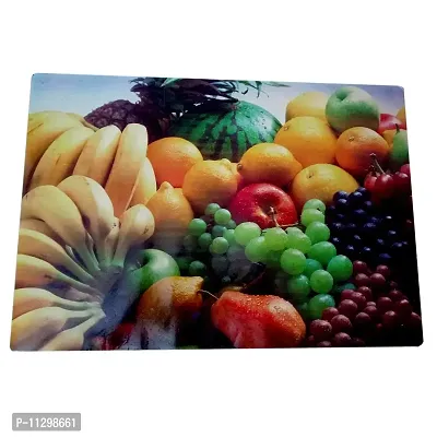 Abee Fancy Fruit Design Fridge Mat/Dining Table Mat (Pack of 2)-thumb0