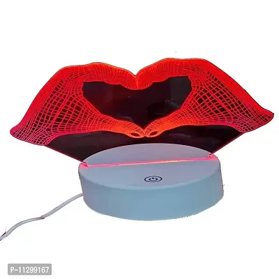 Abee Heart Shape Night Light Lamp Valentine Gift Desk Light-thumb2