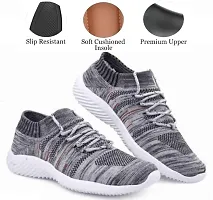 Grey Socks Sports Shoes, Running Shoes, Walking Shoes, Light weight Shoes-thumb1