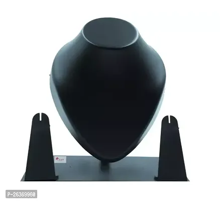 Black Plastic Necklace Earring Choker Display Stand-thumb0