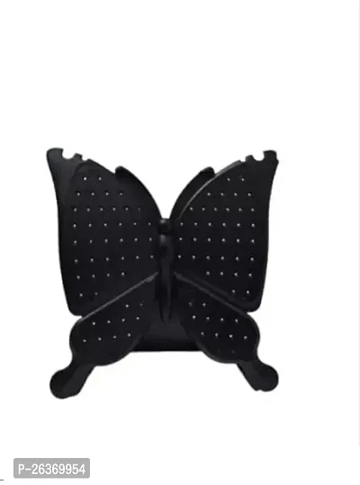 Black Plastic Earring Jewellery Display Butterfly Shape