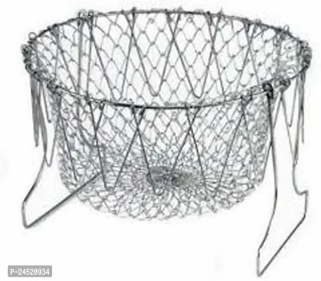 12 in 1 Chefs basket for frying, washing and more Collapsible Deep Frying Basket-thumb0