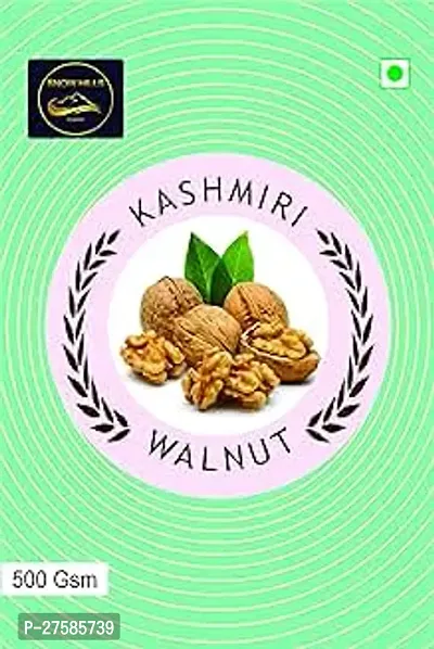 Snow Hills Kashmir Premium Kagzi Akhrot Walnuts  500g  Soft Shell Easy to Break  100 Pure Organically Cultivated  High Oil Content Rich in Antioxidants  Boost Brain Power and Stamina  With Shell Crack and Enjoy