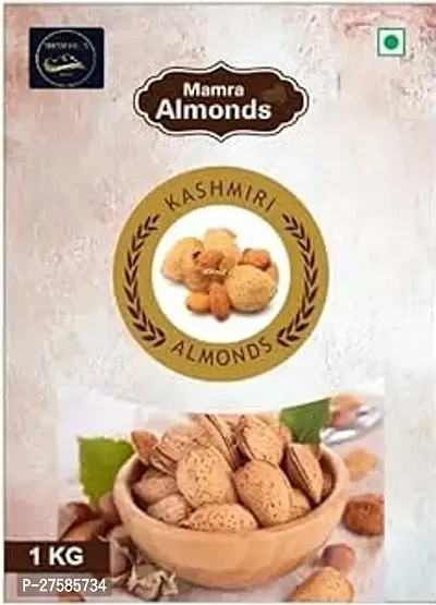 Snow Hills Kashmir GRADE A quality kashmiri almonds 1kg-thumb0