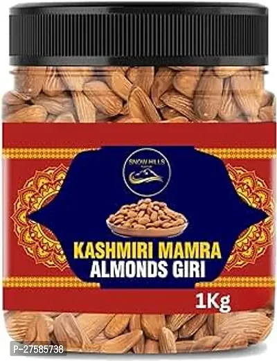 Snow Hills Kashmir  100 Organic Kashmirs Special Mamra Almonds Giri l Without Shell 1kg