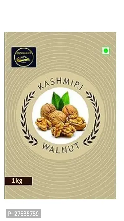 Snow Hills Kashmir Premium Kagzi Akhrot Walnuts  1kg  Soft Shell Easy to Break  100 Pure Organically Cultivated  High Oil Content Rich in Antioxidants  Boost Brain Power and Stamina  With Shell Crack and Enjoy-thumb0