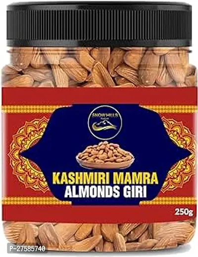 Snow Hills 100 Organic Kashmirs Special Mamra Almonds Giri Without Shell 250 grams-thumb0