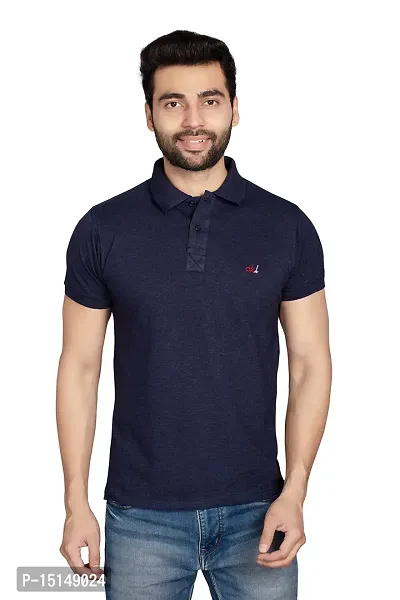 CKL Polo T-Shirt for Men Regular Fit Half Sleeve (XXL, Neavy)