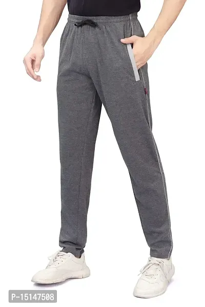 CKL Men's Track Pant with Zipper Pocket (M, Black MILLANGE)-thumb2