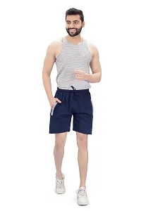 CKL Men's Cotton Regular Fit Bermuda with 2 Zip Pocket Shorts | Men's Shorts-thumb4