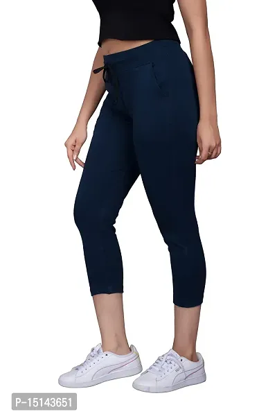 ENVIE Women Cotton Capris| Yoga 3/4 Pant |Women Indoor Exercise Pants –  Saanvi Clothing Private Limited