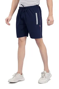 CKL Men's Cotton Regular Fit Bermuda with 2 Zip Pocket Shorts | Men's Shorts-thumb3