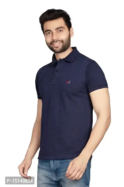 CKL Polo T-Shirt for Men Regular Fit Half Sleeve (XXL, Neavy)-thumb4