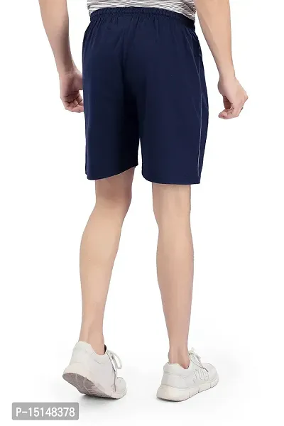 CKL Men's Cotton Regular Fit Bermuda with 2 Zip Pocket Shorts | Men's Shorts-thumb3