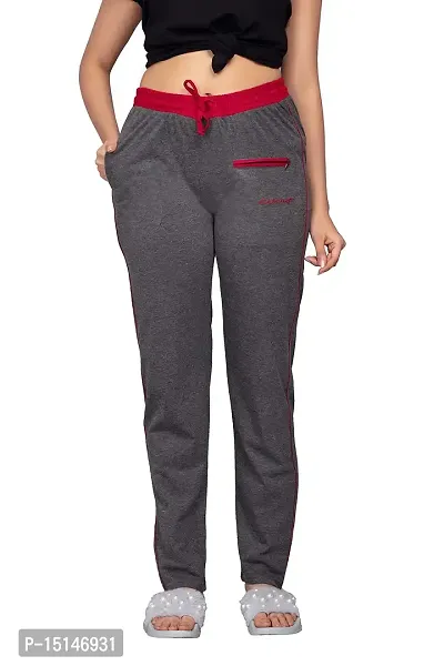 CKL Women's Cotton Slim Fit Trackpants