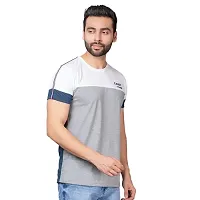 CKL Slim Fit Cotton Printed Men's T-Shirt (2XL) White-thumb1