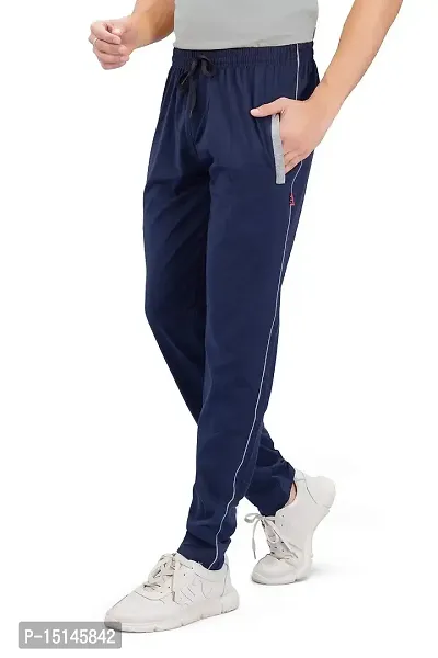 CKL Men's Track Pant with Zipper Pocket (111_Dark Blue_Large)-thumb2