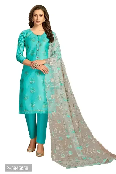Shatin fancy hand work dress materials in Dandeli at best price by Shloka  Selection - Justdial