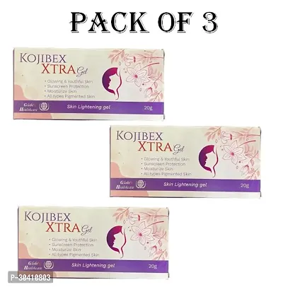 Kojibex Xtra gel for glowing skin pack of 3