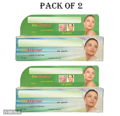 Glo Akarshan Skin Whitening  Brightening Cream Pack of 2-thumb0