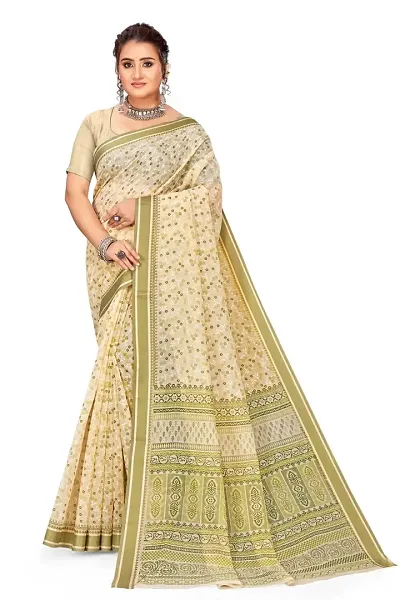 Fancy Saree with Blouse Piece for Women