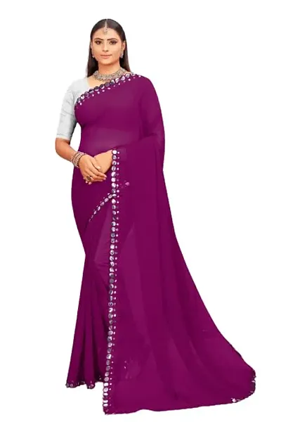 Fancy Saree with Blouse Piece for Women