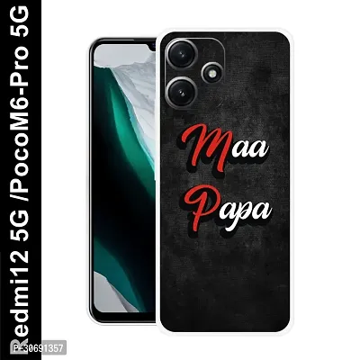 Redmi 12 5G Poco M6 Pro 5G Cover Camera Protection Shockproof BumperEdge 360 Degree Protection TPU And PC  Back Case Cover-thumb0