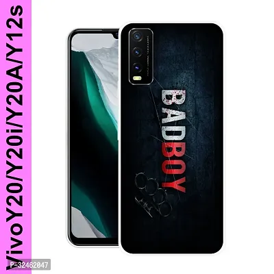 Stylish Silicon Back Cover for Vivo Y20-thumb0