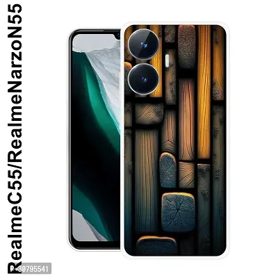 Sleek and Stylish Mobile Cover for Realme Narzo N55-thumb0