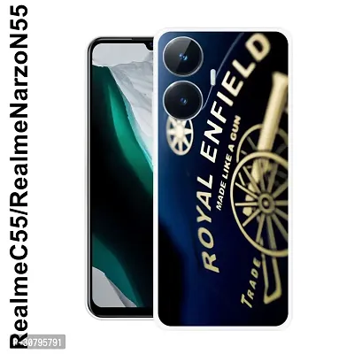 Sleek and Stylish Mobile Cover for Realme Narzo N55-thumb0