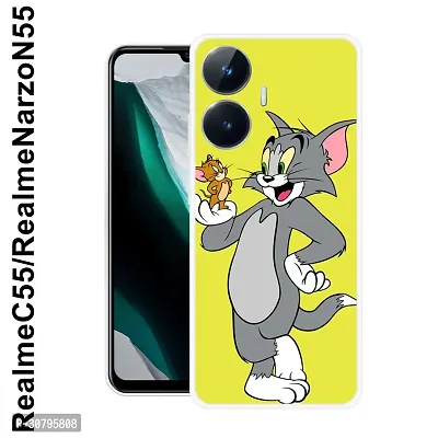 Sleek and Stylish Mobile Cover for Realme Narzo N55-thumb0