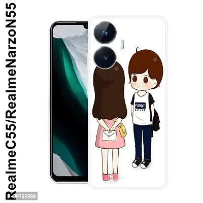 Sleek and Stylish Mobile Cover for Realme Narzo N55-thumb0