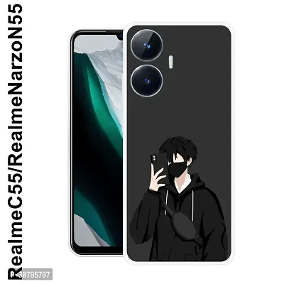 Sleek and Stylish Mobile Cover for Realme Narzo N55-thumb0