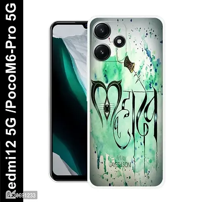 Redmi 12 5G Poco M6 Pro 5G Cover Camera Protection Shockproof BumperEdge 360 Degree Protection TPU And PC  Back Case Cover-thumb0