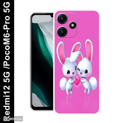 Redmi 12 5G Poco M6 Pro 5G Cover Camera Protection Shockproof BumperEdge 360 Degree Protection TPU And PC  Back Case Cover