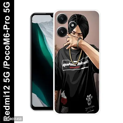 Redmi 12 5G Poco M6 Pro 5G Cover Camera Protection Shockproof BumperEdge 360 Degree Protection TPU And PC  Back Case Cover-thumb0