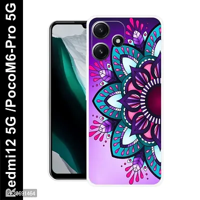 Redmi 12 5G Poco M6 Pro 5G Cover Camera Protection Shockproof BumperEdge 360 Degree Protection TPU And PC  Back Case Cover-thumb0