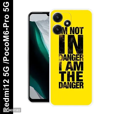 Redmi 12 5G Poco M6 Pro 5G Cover Camera Protection Shockproof BumperEdge 360 Degree Protection TPU And PC  Back Case Cover