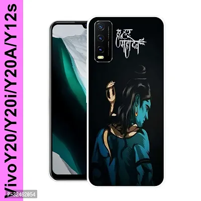 Stylish Silicon Back Cover for Vivo Y20-thumb0