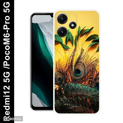 Redmi 12 5G Poco M6 Pro 5G Cover Camera Protection Shockproof BumperEdge 360 Degree Protection TPU And PC  Back Case Cover-thumb0