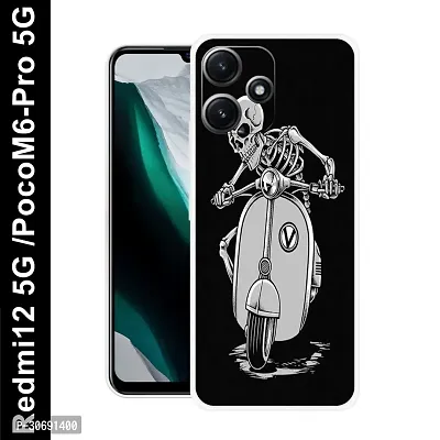 Redmi 12 5G Poco M6 Pro 5G Cover Camera Protection Shockproof BumperEdge 360 Degree Protection TPU And PC  Back Case Cover-thumb0