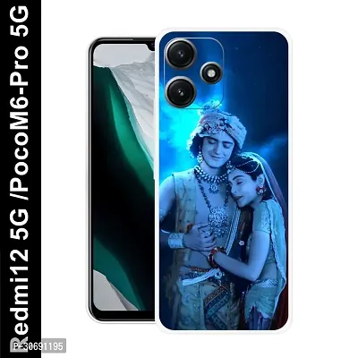 Redmi 12 5G Poco M6 Pro 5G Cover Camera Protection Shockproof BumperEdge 360 Degree Protection TPU And PC  Back Case Cover-thumb0