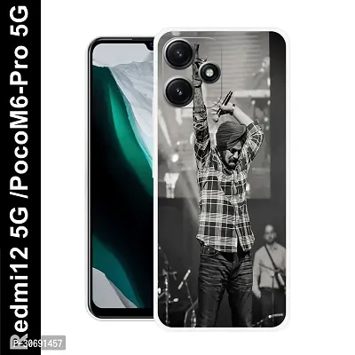 Redmi 12 5G Poco M6 Pro 5G Cover Camera Protection Shockproof BumperEdge 360 Degree Protection TPU And PC  Back Case Cover