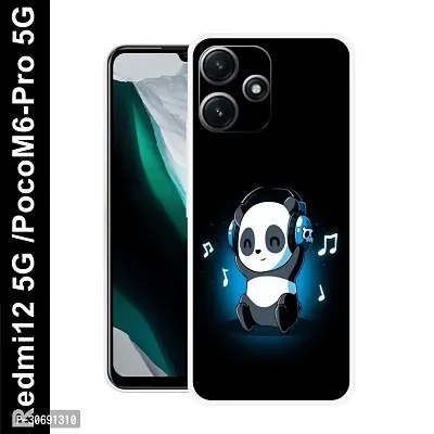 Redmi 12 5G Poco M6 Pro 5G Cover Camera Protection Shockproof BumperEdge 360 Degree Protection TPU And PC  Back Case Cover-thumb0