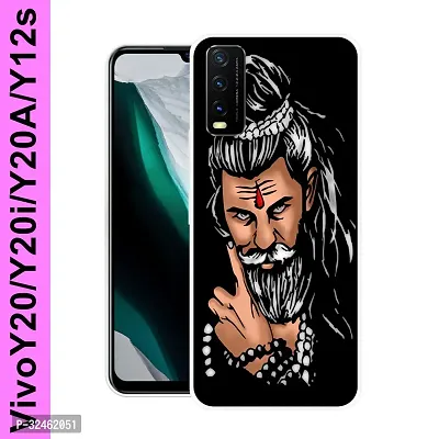 Stylish Silicon Back Cover for Vivo Y20-thumb0